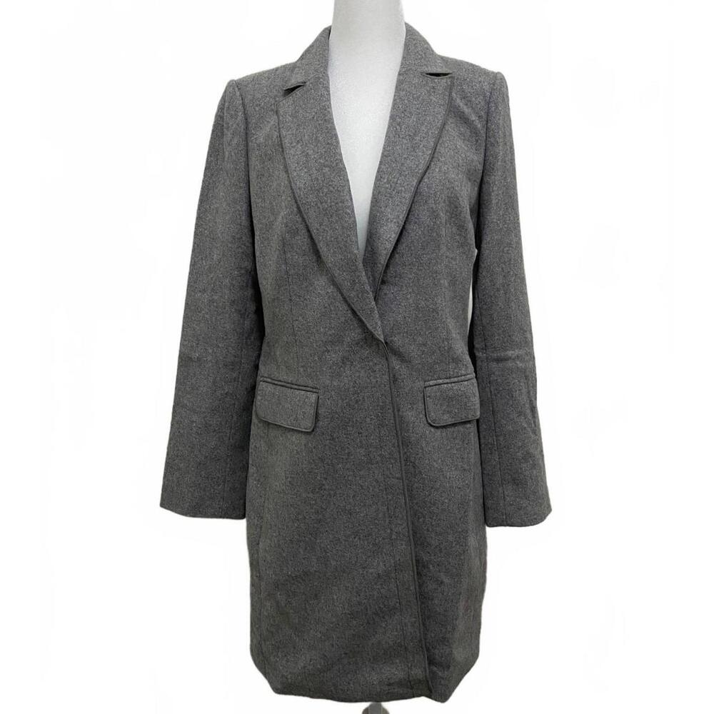 NOVA FIDES Blazer Wool Coat in Grey (US 4)